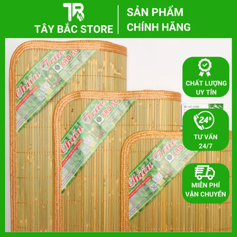Chiếu trúc 1m2, chiếu tre cao cấp làm từ tre trúc tự nhiên 100% 4 Chiếu trúc 1m2, chiếu tre cao cấp làm từ tre trúc tự nhiên %