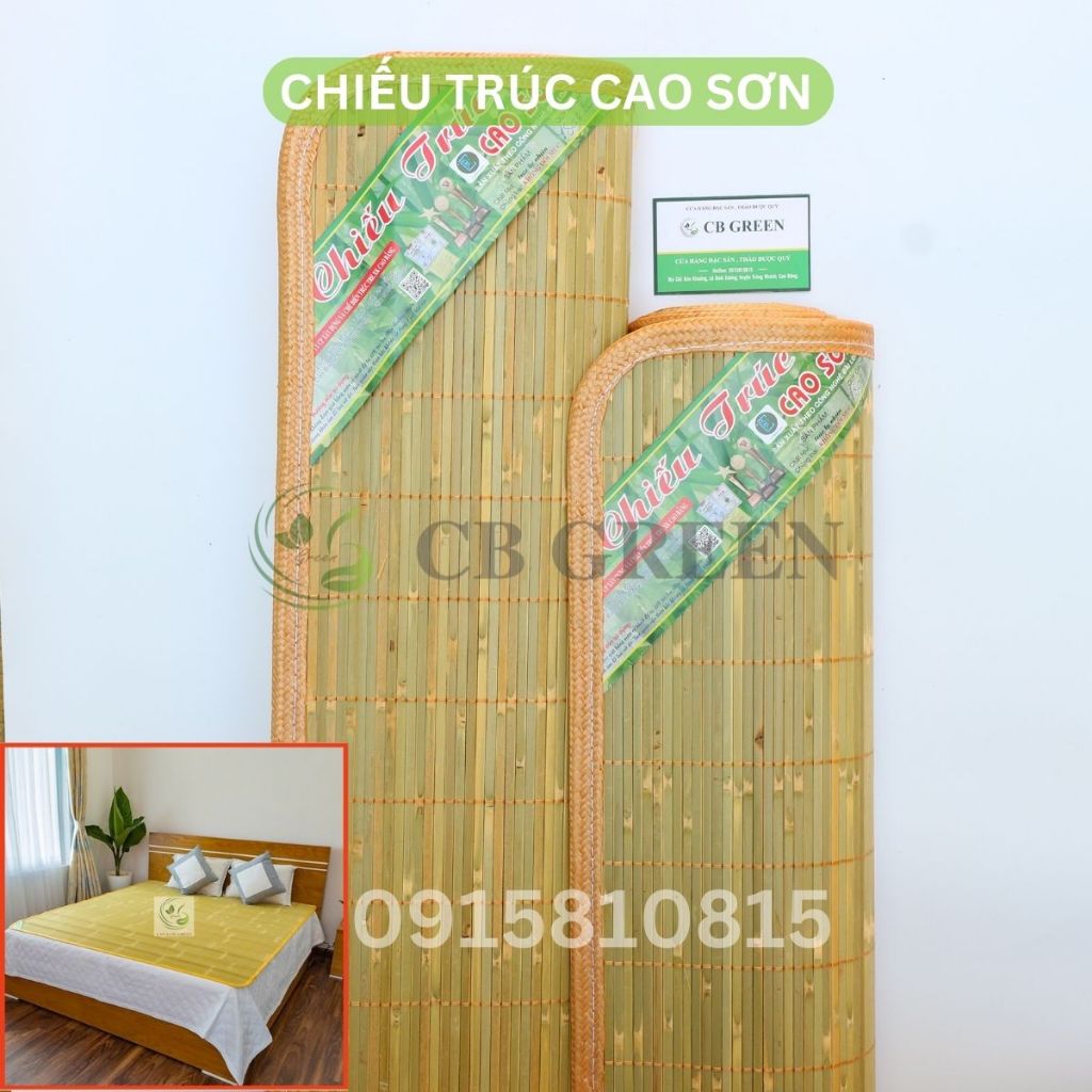 Chiếu trúc Cao Bằng từ trúc tự nhiên