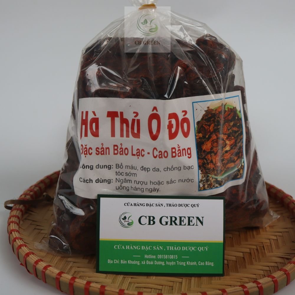 Sản phẩm Hà thủ ô đỏ khô tại Cao Bằng Green