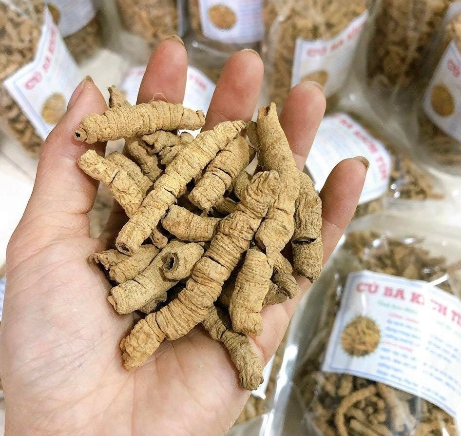 Củ Ba Kích Khô - 500g 2 Củ ba kích tím khô Cao Bằng Green