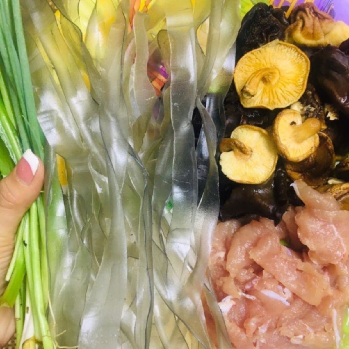 Miến Dong Sợi To Thái Tay Điện Biên - 1 Kg 3 Miến dong sợi to thái tay Mường Phăng Điện Biên - Cao Bằng Green